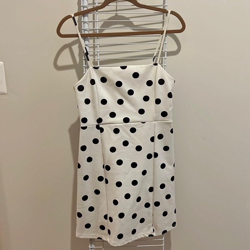 Bershka polka dot dress